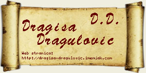Dragiša Dragulović vizit kartica